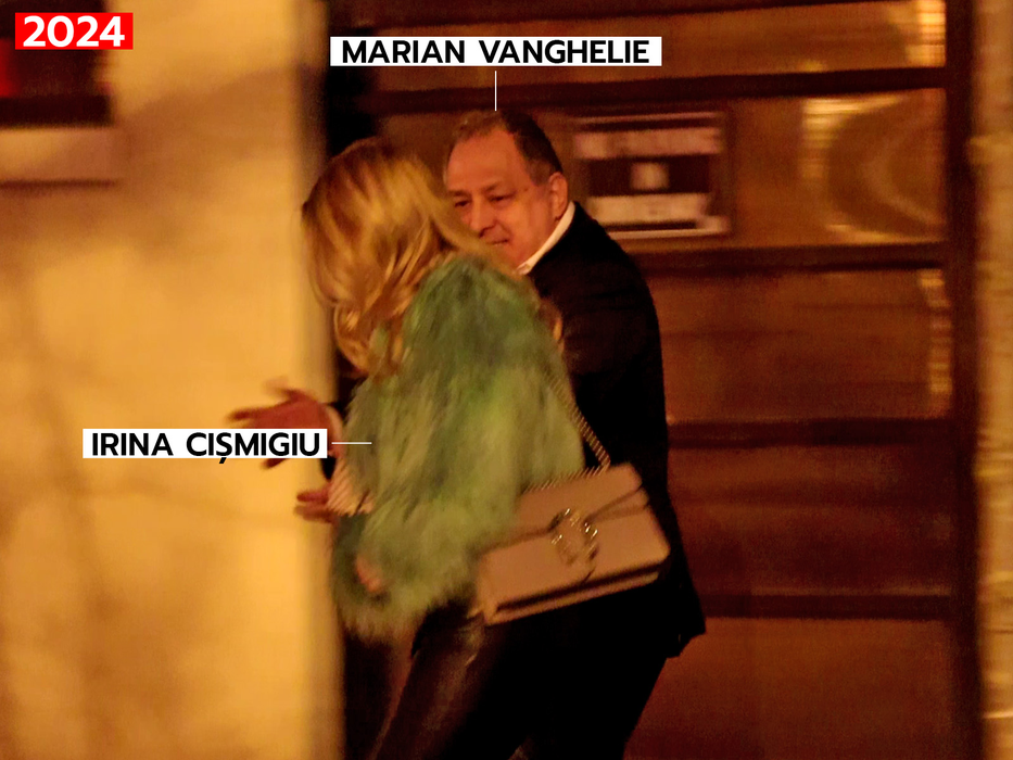 Marian Vanghelie și Irina Cișmigiu, într-o discuție