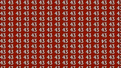 Test IQ | Găsiți numărul 54 ascuns printre 43. Geniile îl descoperă în doar 20 de secunde