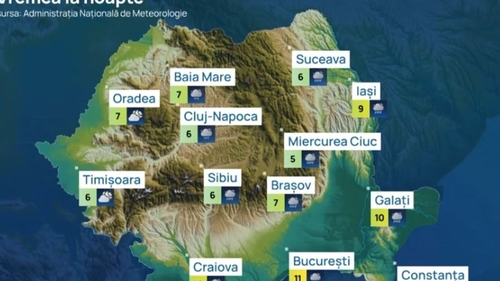 ANM a anunţa ce se întâmplă la noapte! Urmează frig, ploi şi ninsoare viscolită