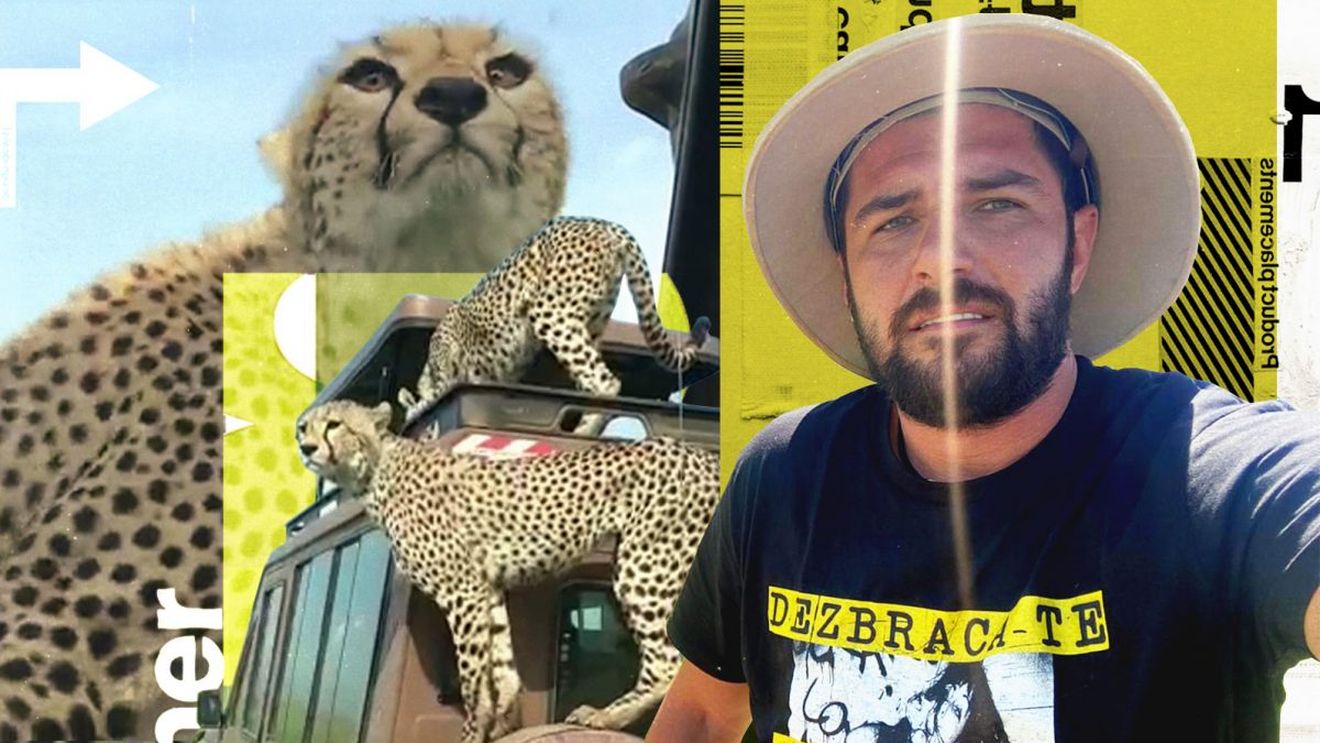 Cătălin Cazacu, senzații tari în Zanzibar. “Felinele aflate la vânătoare s-au urcat pe mașină”