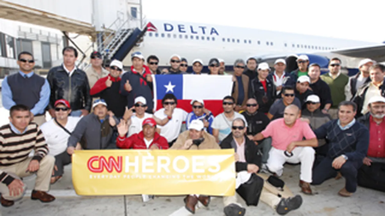 Minerii din Chile, eroi in Statele Unite