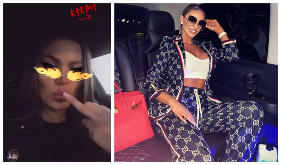 Daria Radionova, gest vulgar pe social media la scurt timp după ce Alex Bodi s-a despărțit de Bianca Drăgușanu © Instagram Stories / Instagram