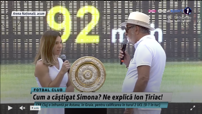 Simona Halep și-a prezentat trofeul Wimbledon 2019 pe Arena Națională: ”Vreau un milion de copii!” Primele imagini de la eveniment