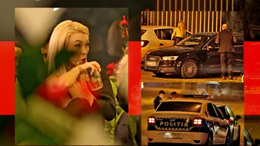A luat-o Poliția pe secție! + ”Afumată”, a confundat mașina! Noapte cu peripeții pentru Andreea Bălan! A făcut show în club, a băut cu paiul și...
