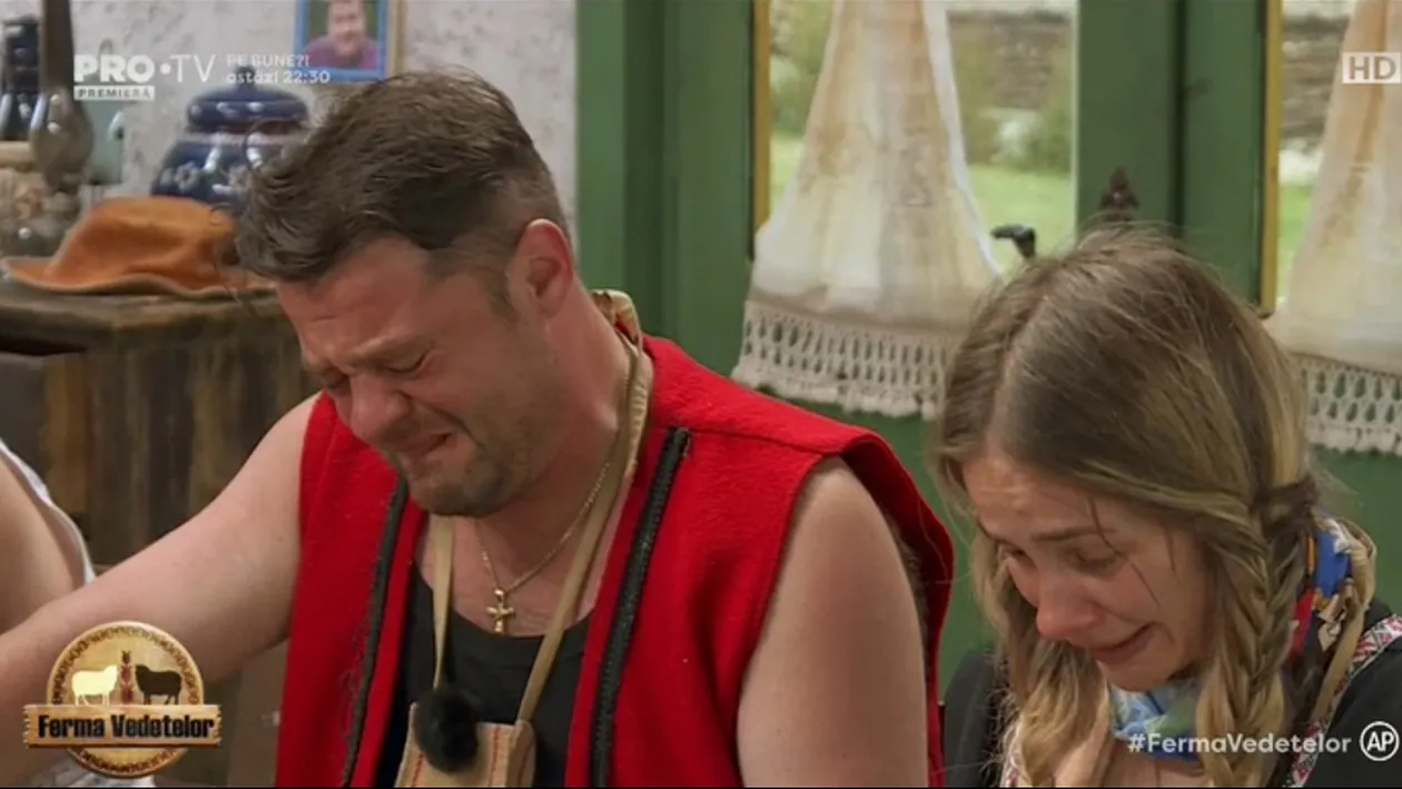 Grațiela și Andrei Duban au izbucnit în plâns! Ce s-a petrecut cu cei doi, care au cedat, fără să le pese că erau filmați la Ferma Vedetelor