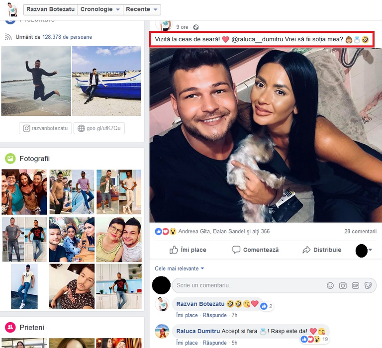 Răzvan Botezatu și Raluca Dumitru s-au logodit! Unde a avut loc fericitul moment