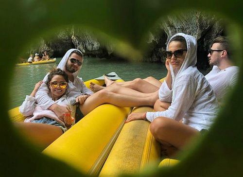 Andra şi Costel au avut parte de o vacanţă de neuitat în Thailanda, alături de un alt cuplu
