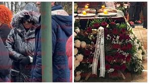 Romeo Fantastik a rupt liniștea înmormântării lui Artan! S-a prăbușit la funeralii