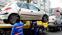 Câte autoturisme au fost ridicate în Capitală, în primele ore ale zilei. Unde erau acestea parcate