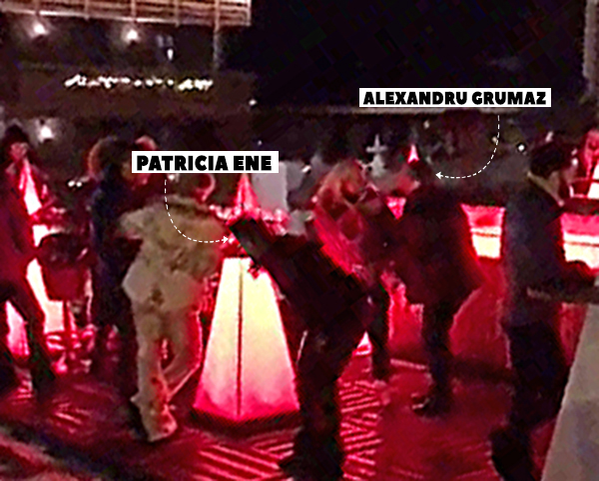 Alexandru Grumaz şi Patricia Ene, la "Revelionul bogaţilor"