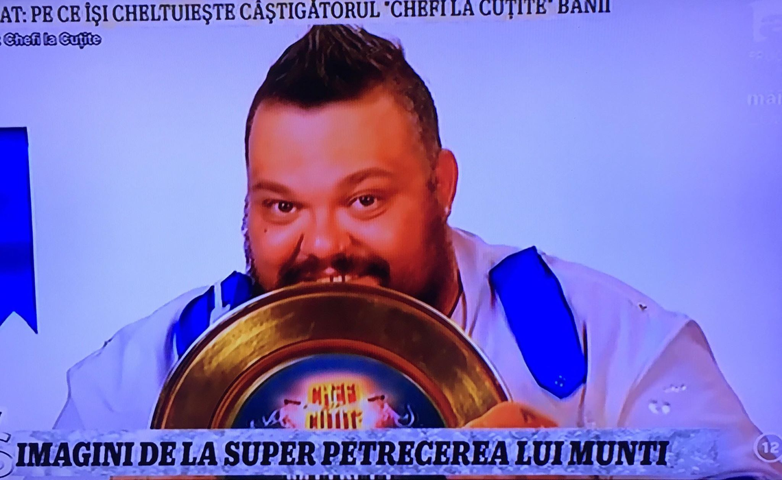 Cine este Mihai Munteanu, câștigătorul marelui trofeu ”Chefi la cuțite”