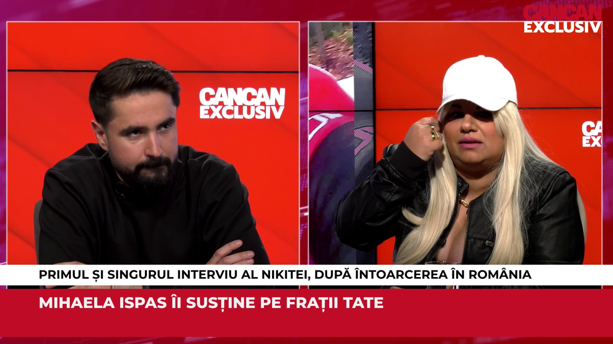 Interviul integral poate fi urmărit, în premieră națională, pe canalul de YouTube "Cancan" (Foto: captură video)