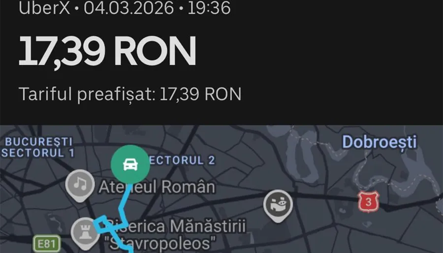 Cursă Uber