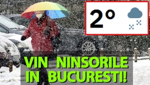 Meteorologii Weather.com au modificat prognoza: Vin ninsorile în București! Pe ce dată ninge