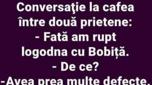 BANCUL ZILEI | Conversație la cafea între două prietene