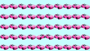 Test de logică | În această poză apar 50 de mașini. Una singură e diferită de toate celelalte. Care?