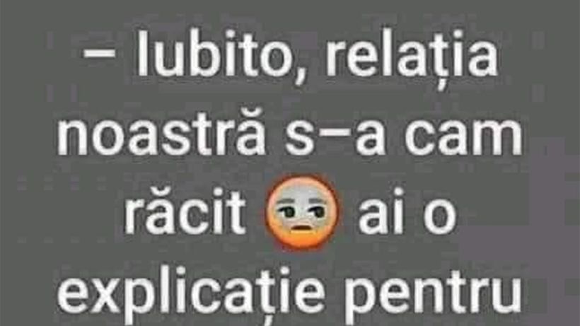 Bancul sfârșitului de săptămână | Când relația se răcește…