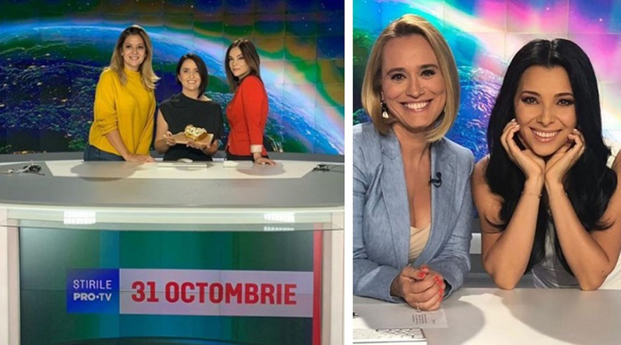 Amalia Năstase, mesaj transmis de la pupitrul Știrilor Pro TV, prezentate seara, de obicei, de Andreea Esca