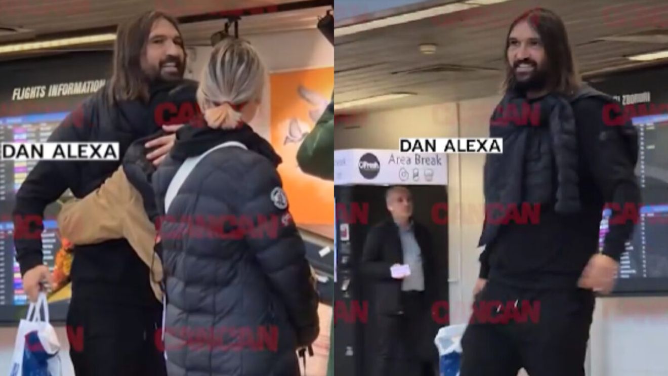 Cine e femeia care l-a îmbrățișat pe Dan Alexa pe aeroport, la revenirea din Asia Express. A strigat-o și...