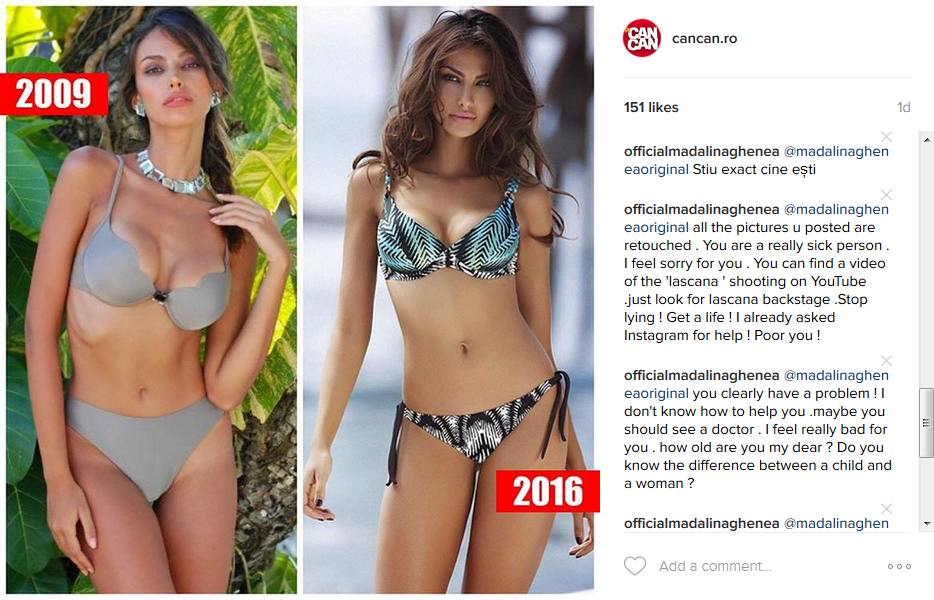 MĂDĂLINA GHENEA şi-a sunat avocaţii: e hărţuită de 4 ani de un super-model?! ”Dumnezeu să te ierte pentru tot răul pe care mi-l faci!”