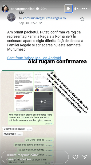 Oana Roman l-a demascat pe vlogger /Foto: Instagram