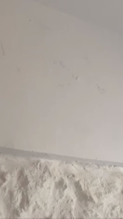 Pereții erau plini de igrasie, tavanul părea că stă să pice, iar mobila era veche și ștearsă / (foto:facebook)