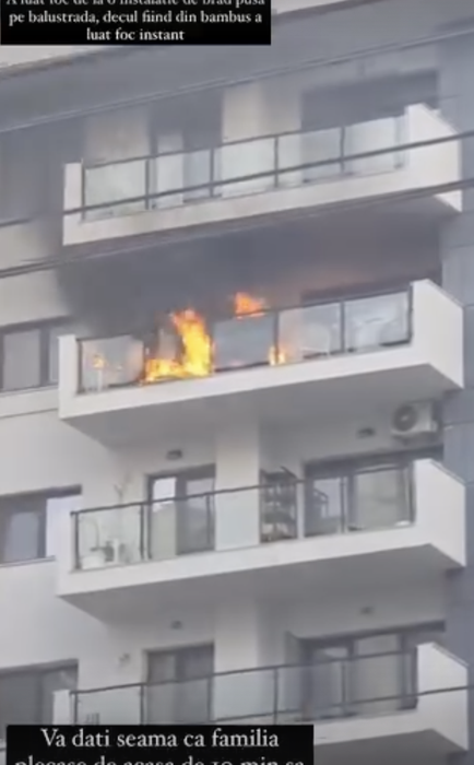 Clipe de coșmar pentru fosta dansatoare a Deliei. A izbucnit incendiul chiar în miezul zilei: ”Pompierii au ajuns în câteva minute”