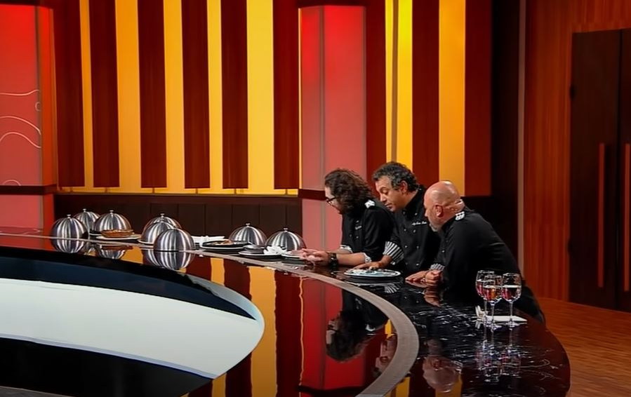 Florin Dumitrescu, Sorin Bontea și Cătălin Scărlătescu la ”Chefi la Cuțite”, Antena 1 - Sursă foto: Captură Youtube