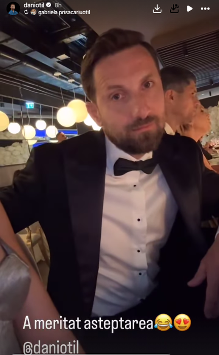 Cum s-a îmbrăcat Dani Oţil la nunta lui Răzvan Simion? Mulţi au crezut că el e ginerică. FOTO