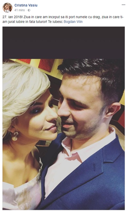 Cristina Vasiu și Bogdan Win divorțează la nici cinci luni de căsătorie