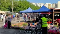 Relaxare totală la Piața Obor. Oamenii au ieșit din casă de 1 mai la...cumpărături. VIDEO