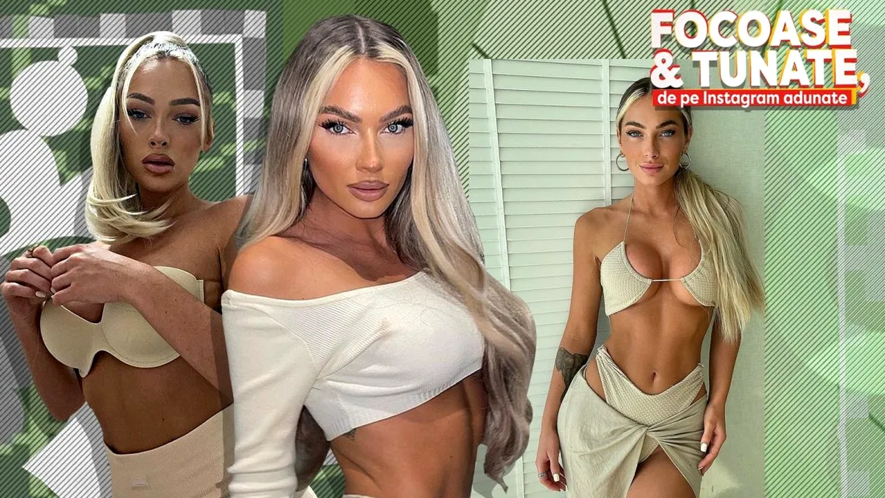 Amy este super-hot! Blondina cu pielea măslinie și corpul tonifiat „răvășește” orice bărbat!