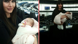 Aschia nu are departe de trunchi nici in familia prezidentiala! Micuta Sofia face deja naveta la Parlamentul European!