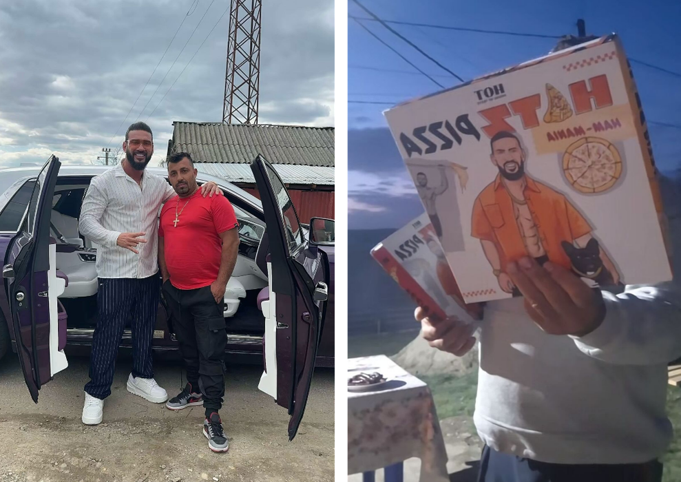 Adelin Petrișor și Dorian Popa. Sursă: TikTok