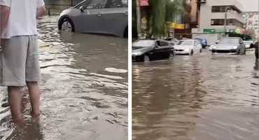 Militari Residence, înghițit de ape! Potopul a spart geamurile magazinelor de la parter și le-a inundat: „Unde să fug? Unde să mă duc?”
