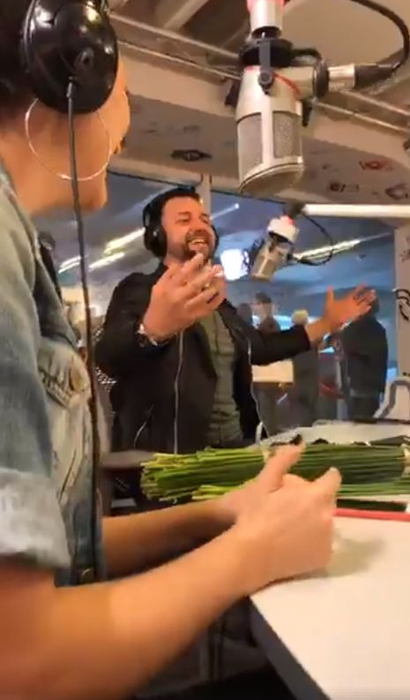 Cătălin Măruță și Andra au fost invitați la radio