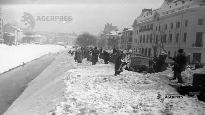 Cel mai mare viscol din istoria României. Zăpada a avut câţiva metri în Capitală