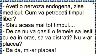 BANC | Bulă, la medic: Aveți o nevroză endogenă