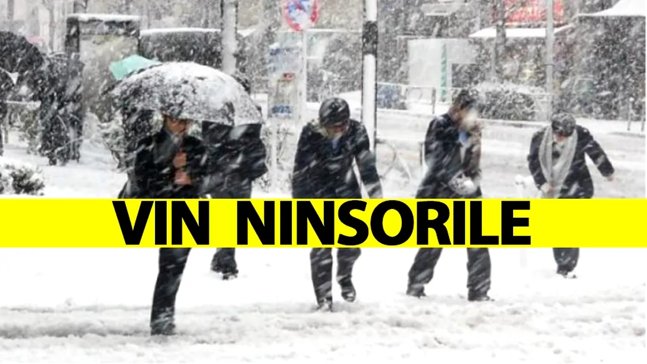 ANM, anunț de ultimă oră! Vin ninsorile în România