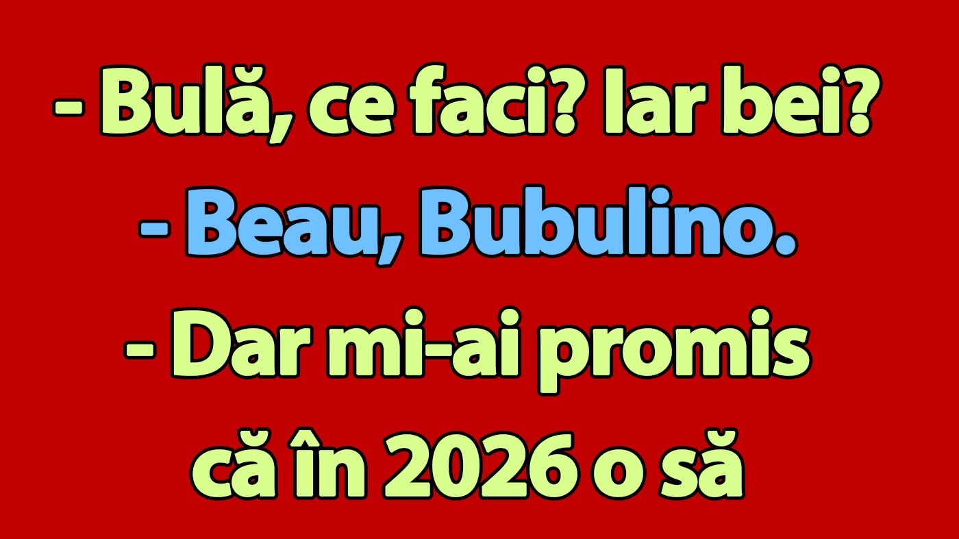 BANC | Bulă și rezoluția pentru 2026