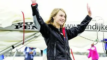 A facut turul lumii singura, la 16 ani