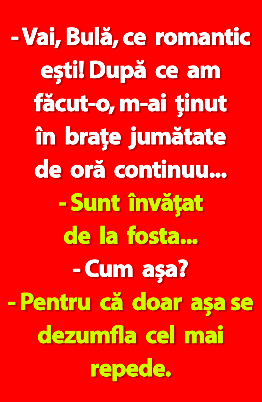 BANC | Bulă cel romantic