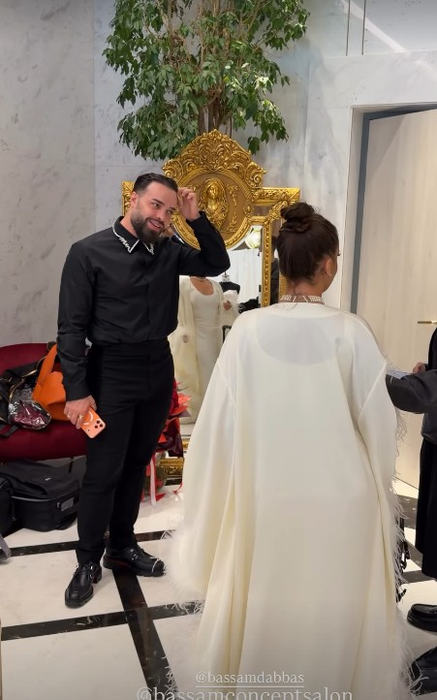 Primele imagini de la nunta Andrei Voloș cu Lele! A copiat voalul de mireasă al lui Kourtney Kardashian