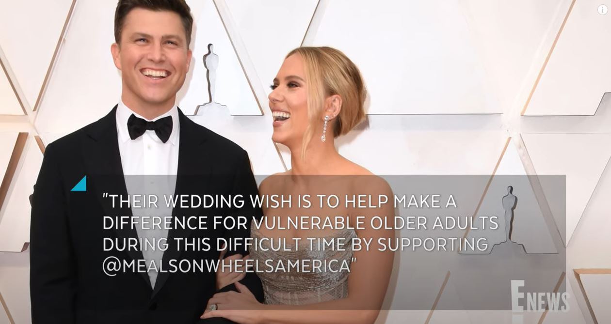 Scarlett Johansson și Colin Jost s-au căsătorit în secret! La ceremonie au participat doar rudele apropiate și câțiva prieteni | VIDEO