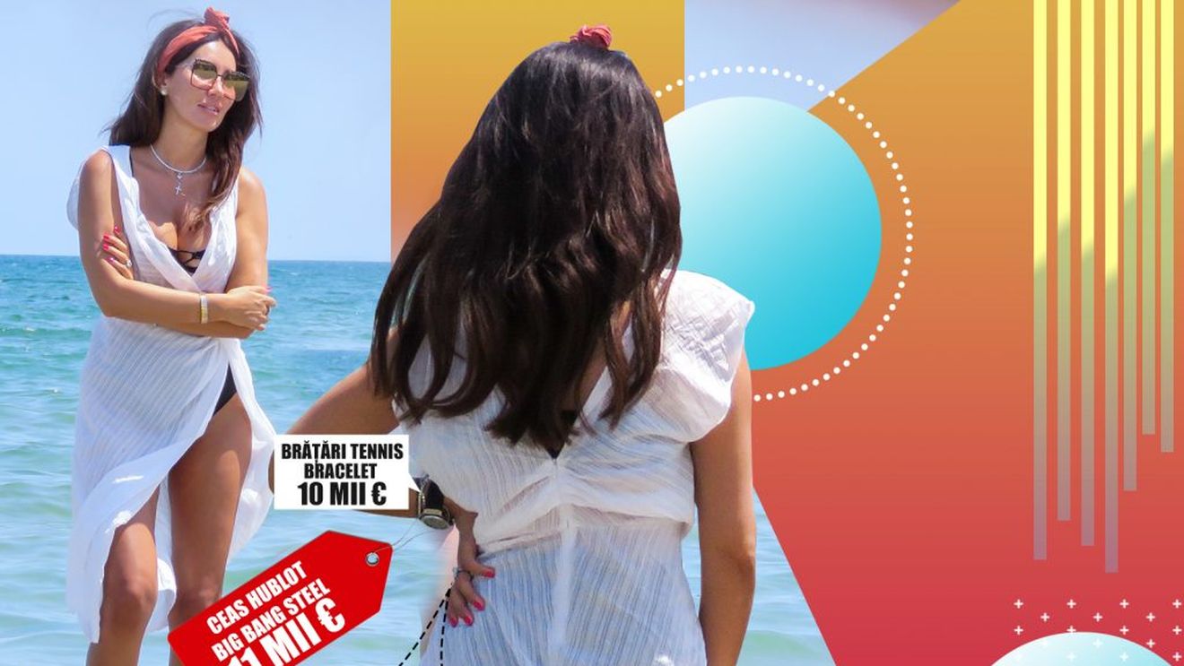 ”Calificata” Dora, pe plaja milionarilor de la Caelia cu acareturi de 40.000 € la o singură mână!