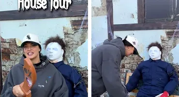 Cum și-a decorat Antonia casa de Halloween. Numai în filme vezi așa ceva!