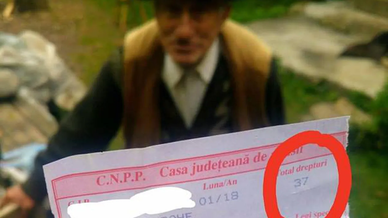Pensie mizerabilă pentru un bătrân din Arieșeni! Negrea Gheorghe primește pe lună doar…37 de lei
