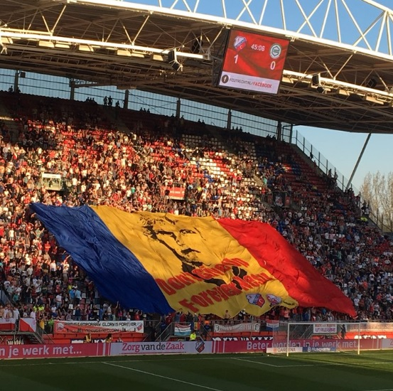 Mihai Neșu, oaspete important la Utrecht! Olandezii l-au așteptat cu steagul României în peluză