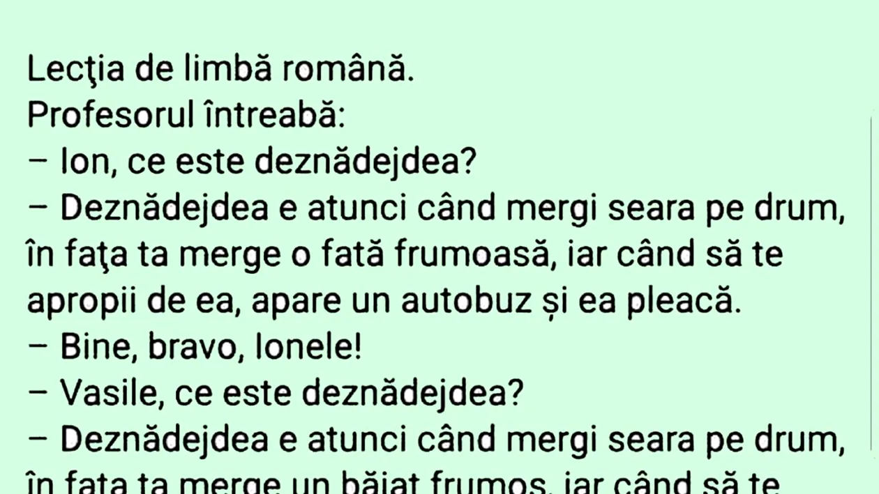 BANC | Ion și deznădejdea