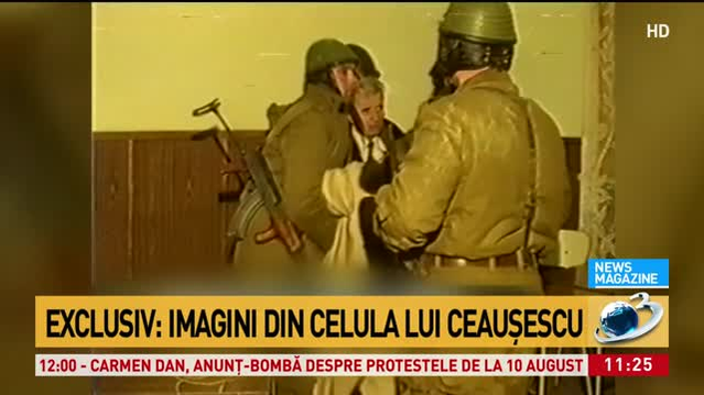 Imagini din celula în care au stat Elena și Nicolae Ceaușescu. Locul unde au fost executați dictatorii